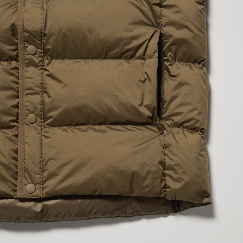Vestes Uniqlo Recycled Down Homme Vert Olive | 9930957