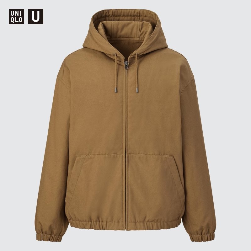 Vestes Uniqlo U Zip-up Homme Marron | 2688786
