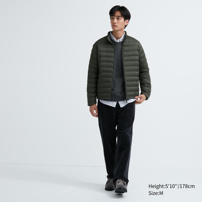Vestes Uniqlo Ultra Light Down Homme Vert Olive | 9475177