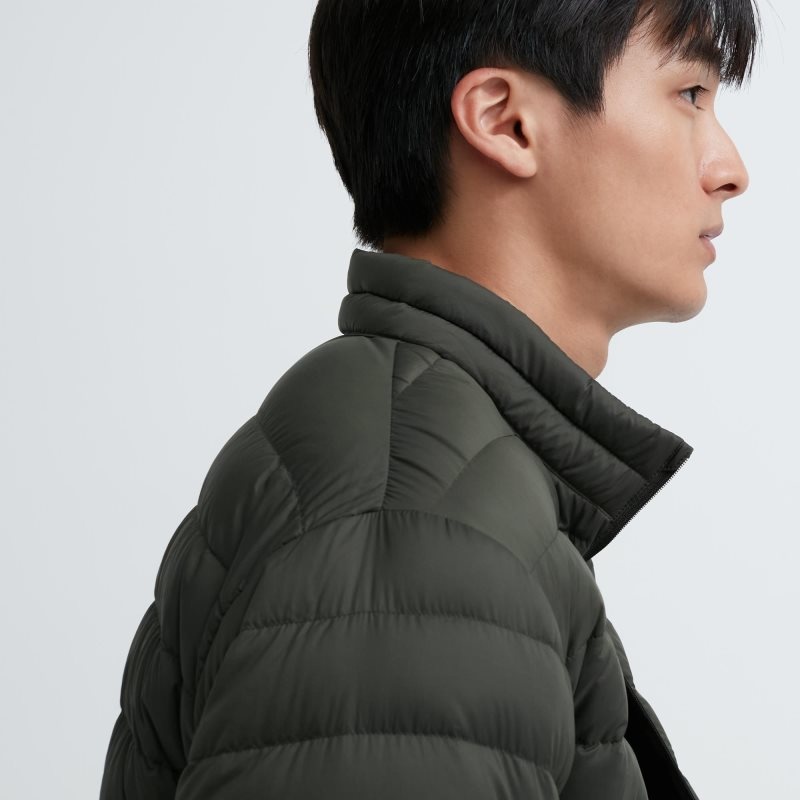 Vestes Uniqlo Ultra Light Down Homme Vert Olive | 9475177
