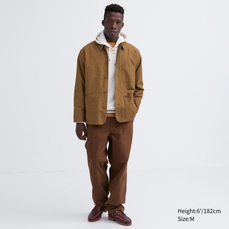 Vestes Uniqlo Utility Homme Marron | 3145503