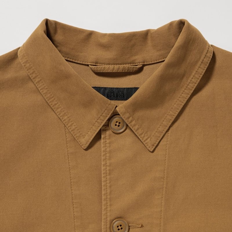 Vestes Uniqlo Utility Homme Marron | 3145503