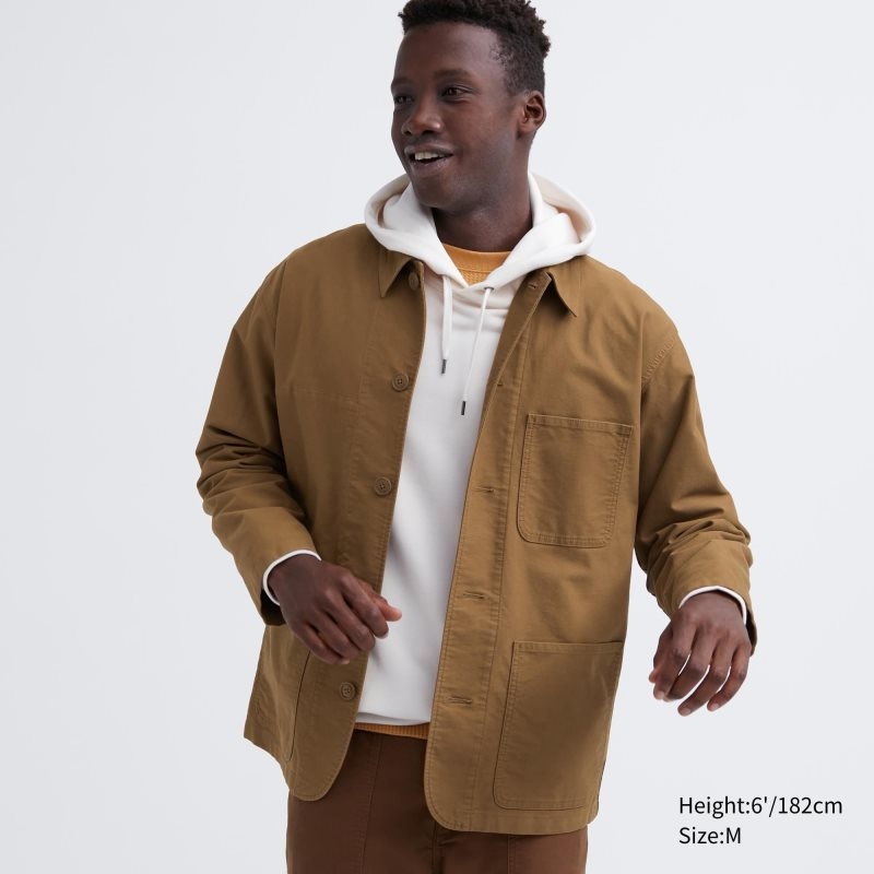 Vestes Uniqlo Utility Homme Marron | 3145503