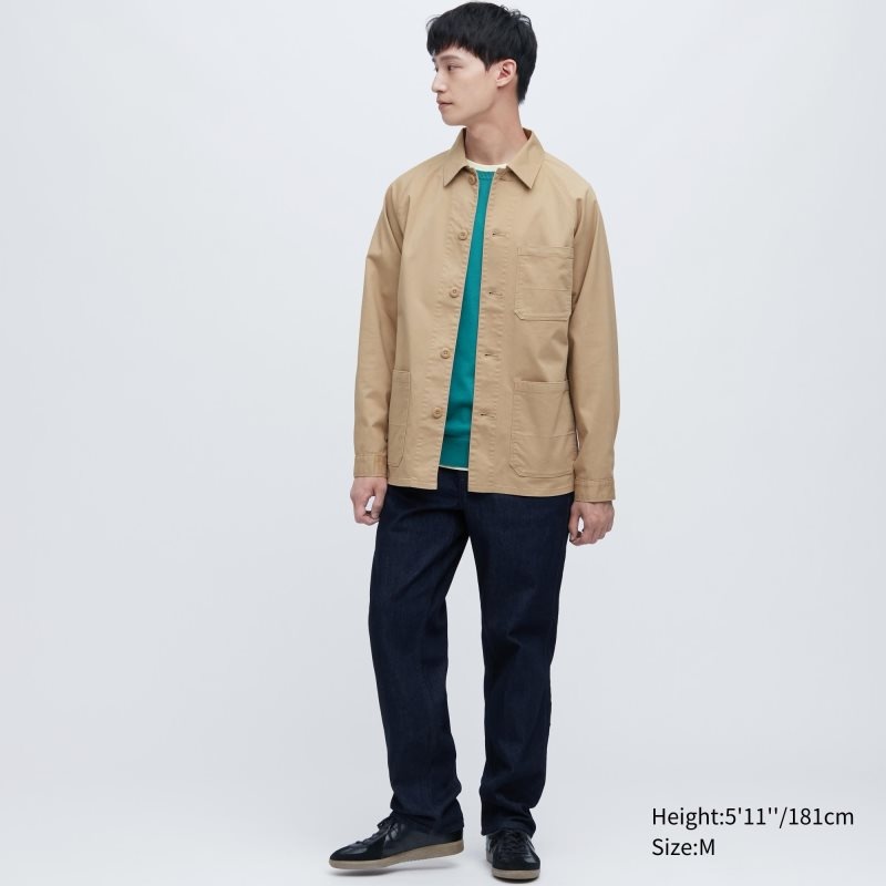 Vestes Uniqlo Utility Homme Marron | 8034074