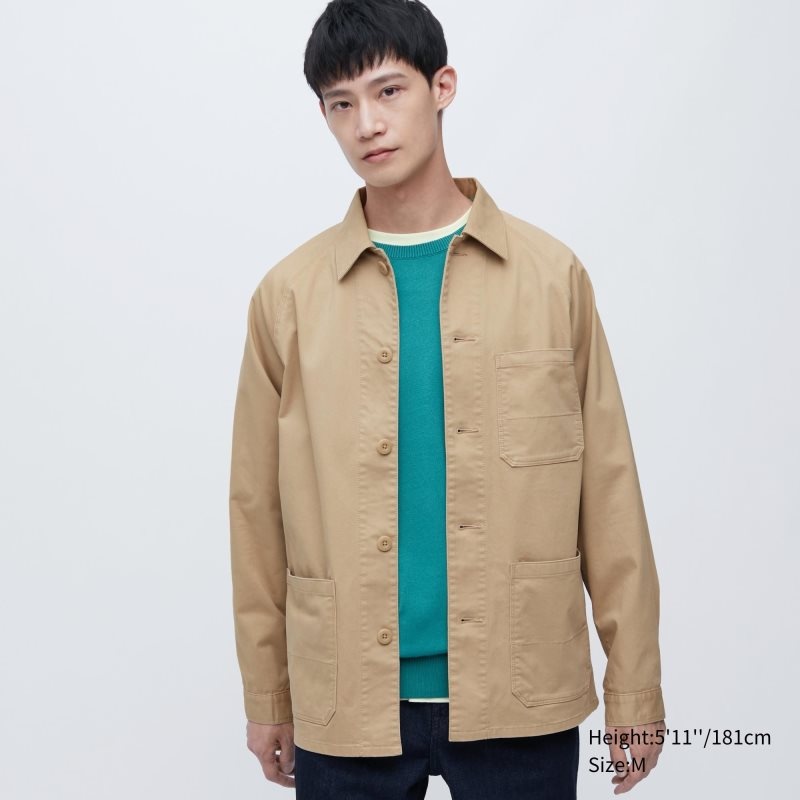 Vestes Uniqlo Utility Homme Marron | 8034074