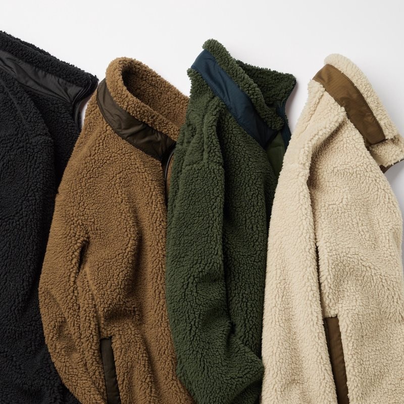 Vestes Uniqlo Windproof Outer Fleece Homme Vert Olive | 5544055