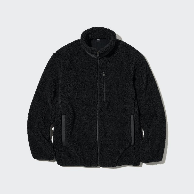 Vestes Uniqlo Windproof Outer Fleece Homme Noir | 2369606